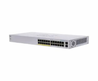 Cisco switch CBS110-24PP, 24xGbE RJ45, 2xSFP (combo with ...