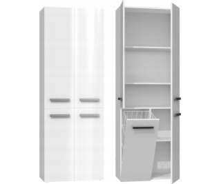 Topeshop NEL 1K DD BPOŁ bathroom storage cabinet White
