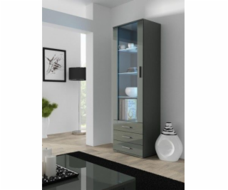 Cama display cabinet SOHO S1 grey/grey gloss