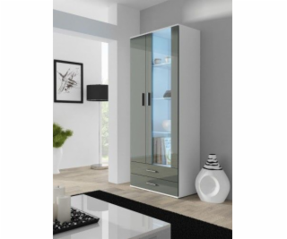 Cama display cabinet SOHO S6 2D2S white/grey gloss