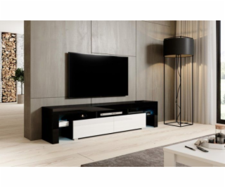 Cama TV stand TORO 200 black/white gloss