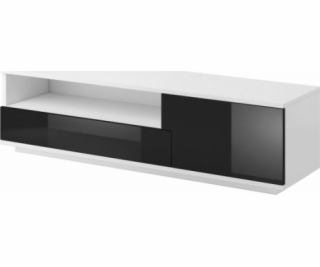 Cama TV cabinet MUZA 138/40/41 white/black gloss