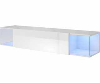 Cama TV cabinet VIGO SKY 160/40/30 white/white gloss