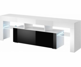 Cama TV stand TORO 138 white/black gloss