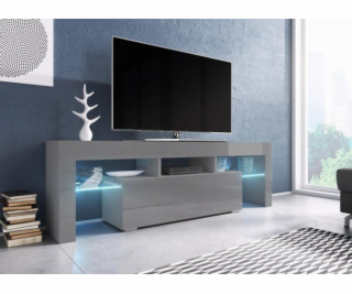 Cama TV stand TORO 138 grey/grey gloss