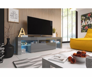 Cama TV stand TORO 158 grey/grey gloss