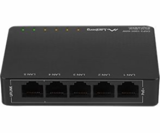 Lanberg Switch PoE DSP3-1005-60W  (5-port  1Gb/s)