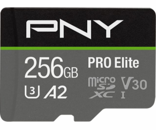 PNY PRO Elite microSDXC 256GB , SD P-SDU256V32100PRO-GE