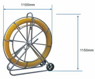 Protahovací pero sklolaminátové ve stojanu 9mm - 150m