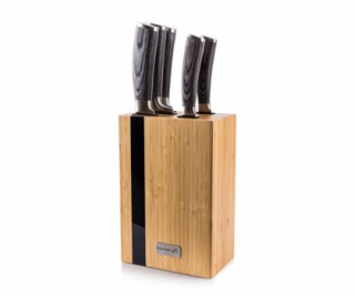 Sada nožů G21 Gourmet Rustic 5 ks + bambusový blok