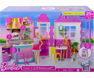 Zestaw mebelków Barbie Restauracja