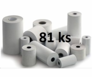 Papírový kotouč papírová páska TERMO, 80/60/12 (43m) - 80ks