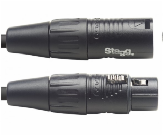 Stagg NDX10R-3, DMX kabel, 3pin XLR, 110 Ohm, délka 10m