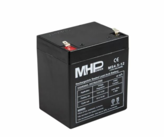 Baterie MHPower MS4.5-12 VRLA AGM 12V/4,5Ah 