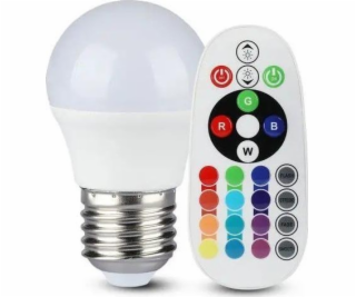 V-TAC Žiarovka LED s diaľkovým ovládačom E27 3,5W, 6400K,...