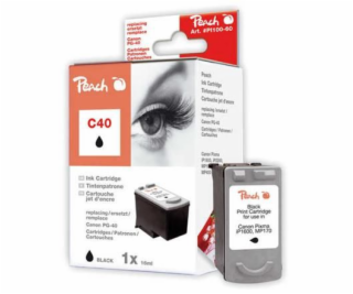 PEACH kompatibilní cartridge Canon PG-40, Black, 23 ml