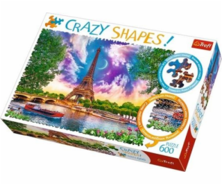 Trefl Puzzle 600 Elements Crazy Shapes - Heaven Over Paris