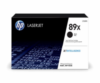 HP 89X Black LaserJet Toner Cartridge (10,000 pages)