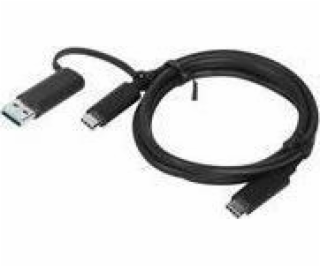 Lenovo kabel USB-C / USB-A+USB-C Hybrid 1m