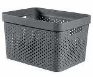 Box Curver Infinity Dots 17L sivý