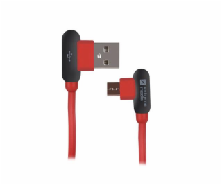 Kabel USB Natec USB-A - microUSB 1 m Czerwony (NKA-1199)