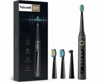 FairyWill FW507 Sonická zubná kefka čierna