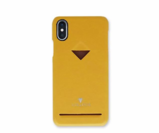 VixFox Card Slot Back Shell pre iPhone XR mustard yellow