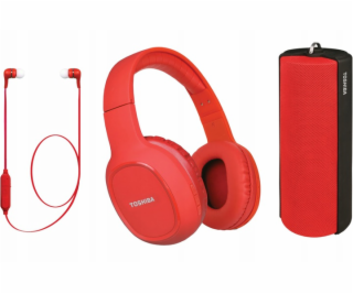 Toshiba Triple Pack HSP-3P19-II červená