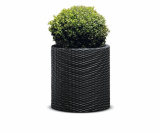 Květináč Keter Cylinder M grafitový
