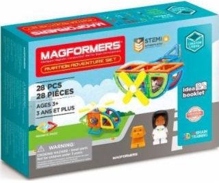 Magnetické bloky Aviation Adventure