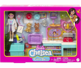 Veterinární sada pro panenky Barbie Chelsea HGT12