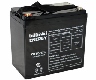GOOWEI ENERGY Pb záložný akumulátor VRLA GEL 12V/55Ah (OT...