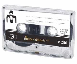Soundmaster audiokazeta MC90/ 90min/ 5-ti pack