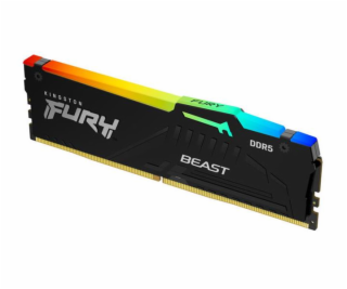 Pamięć Kingston Fury Beast RGB, DDR5, 8 GB, 5200MHz, CL40...