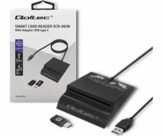 Inteligentní čtečka čipových karet ID SCR-0636 | USB Type-C