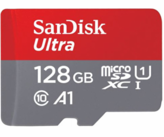 SanDisk MicroSDXC karta 128GB Ultra (140 MB/s, A1 Class 1...