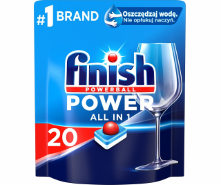 FINISH POWER ALL-IN-1 FRESH - Dishwasher tablets x 20