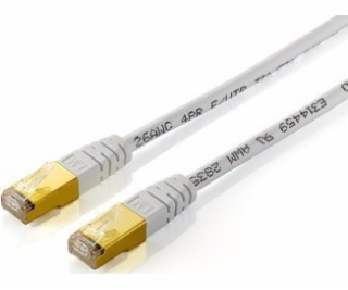 Equip Equip Patch kábel RJ45 F/UTP Cat5e 10.00m weiß (FTP...