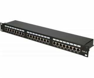 Patchpanel 24 portů CAT6 STP V2