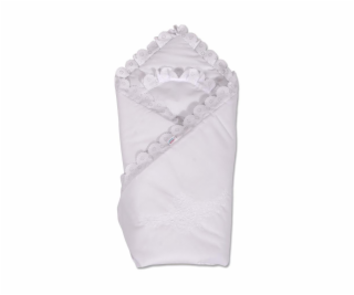 Bavlněná zavinovačka s krajkou New Baby