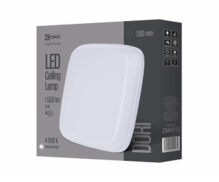 Emos přisazené LED svítidlo, čtverec Dori 18W/100W, NW ne...