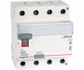 Legrand RCD 4P 63A typ 0,3A AC P304 - 411729