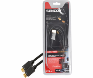 Kábel Sencor SAV 166-025 HDMI MM 2,5 m v1.4 P