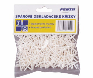 Krížiky obkladové 2,5 mm/200 ks plast