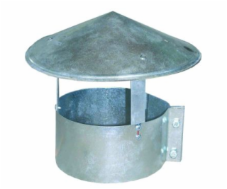 Strieška komínová 150mm pozink