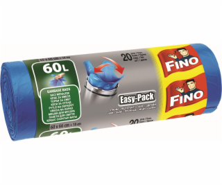 Vrece na odpadky 60 l/20 ks FINO easy-pack