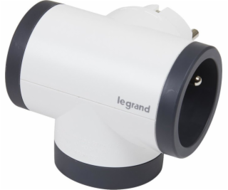 LEGRAND Revolution rozbočovač otočný 2x2P+T, nabíjačka US...