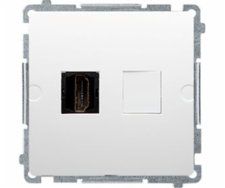 Kontakt-Simon Basic HDMI zásuvka biela (BMGHDMI.01/11)