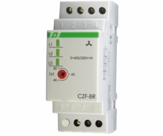 F&F zmizení relé a asymmetri faz 10a 1p 4Sek 40-80V CZF-BB