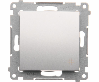 Kontaktní - Simon Silver Mat Cross Connector - DW7.01/43